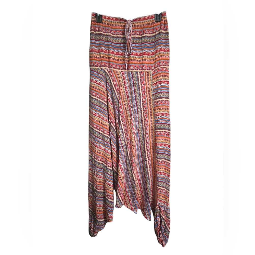 Aztec Stripes 2-in-1 Jumpsuit Harem Pants